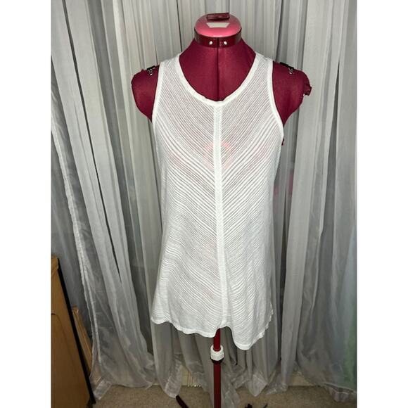 Athleta tank top sheer chevron - Picture 1 of 9